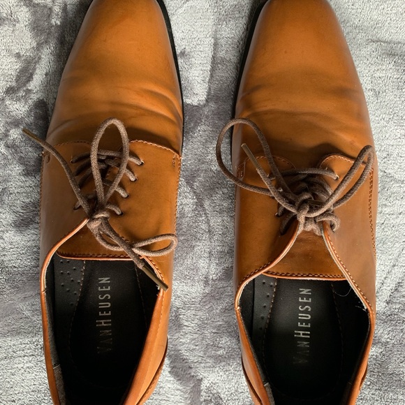 Van Heusen Men’s Leather Oxfords Shoes Size 8 - Picture 3 of 8